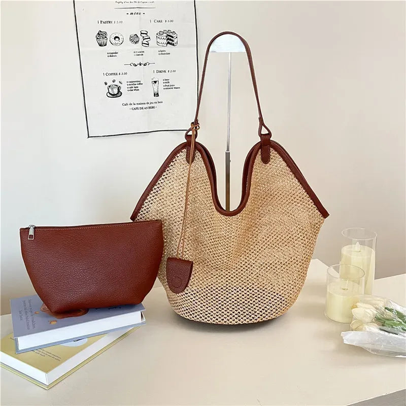 Bolsa de Ombro Maresias Marrom