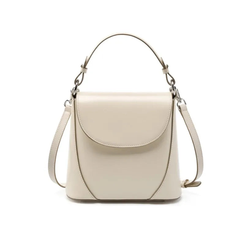 Bolsa Bucket Couro Legítimo Marbelle