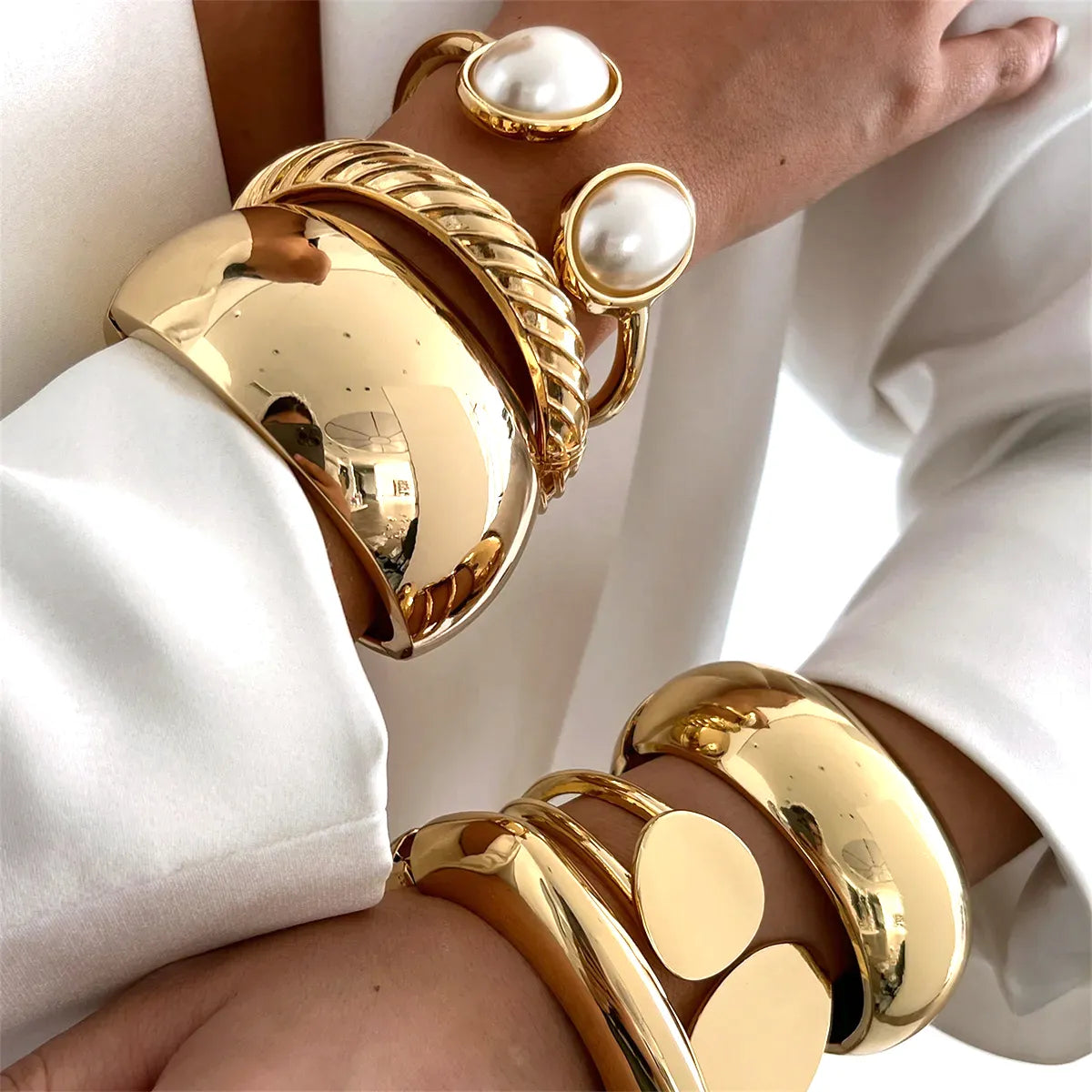 Braceletes Maxxi Ouro Preto