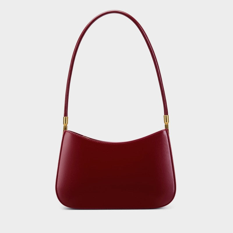 Hifasion na moda do couro genuíno axilas sacos de ombro para as mulheres 2025 designer luxo crescente tote trabalho senhoras bolsas