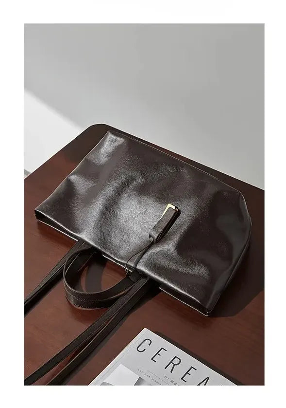 Bolsa Tote em couro Officer