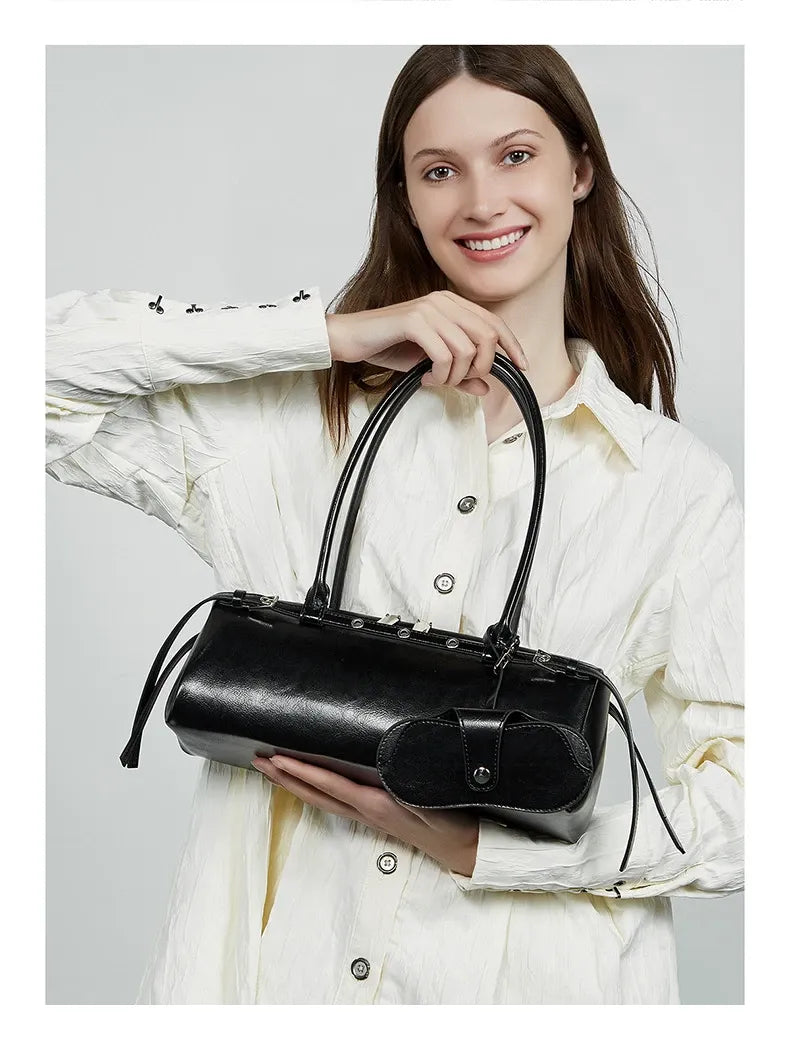 Bolsa Baguete em Couro Karen