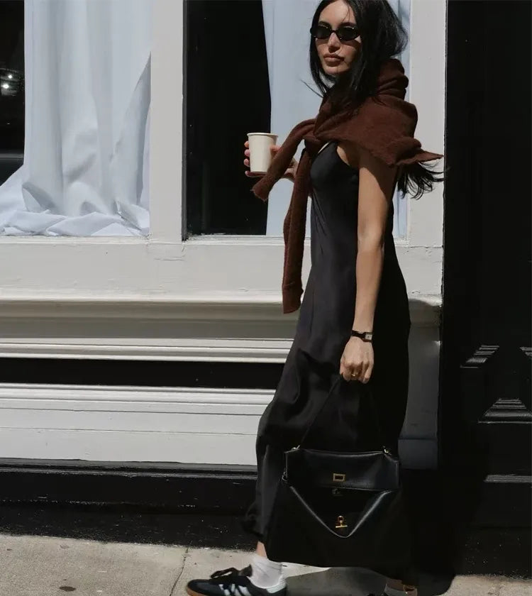 Bolsa Cassy de Ombro em Couro