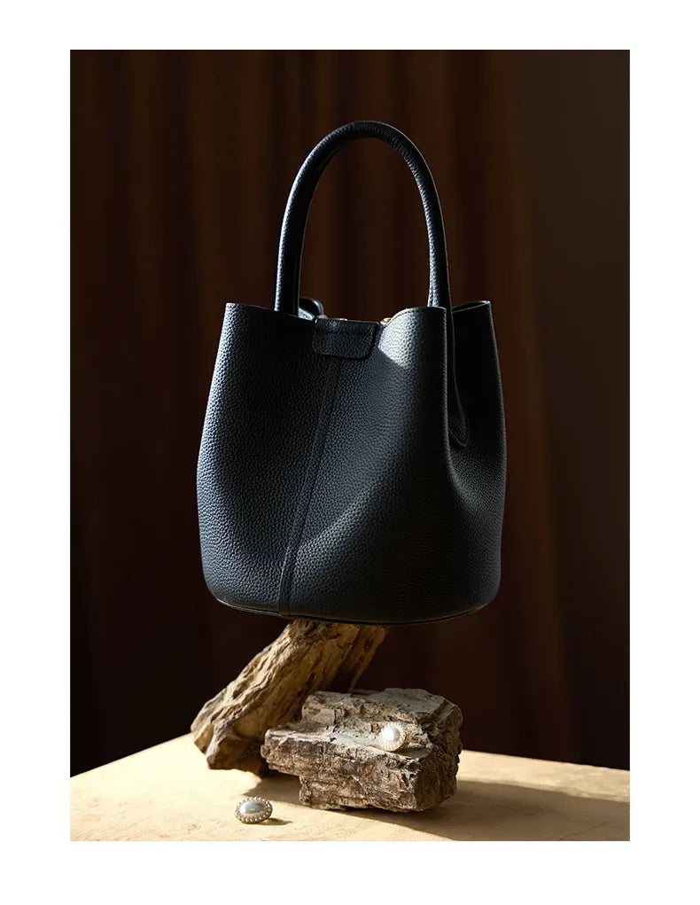 Bolsa Bucket Couro Legítimo Breeze