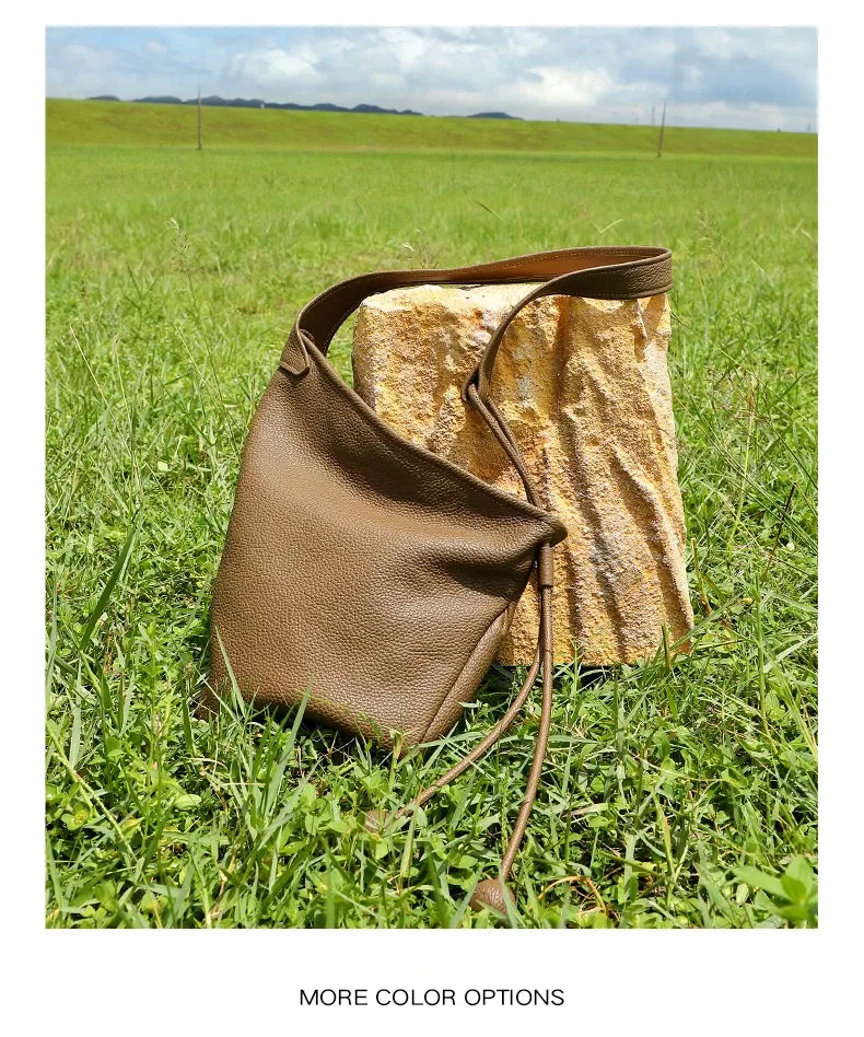 Bolsa Saco em Couro Gália