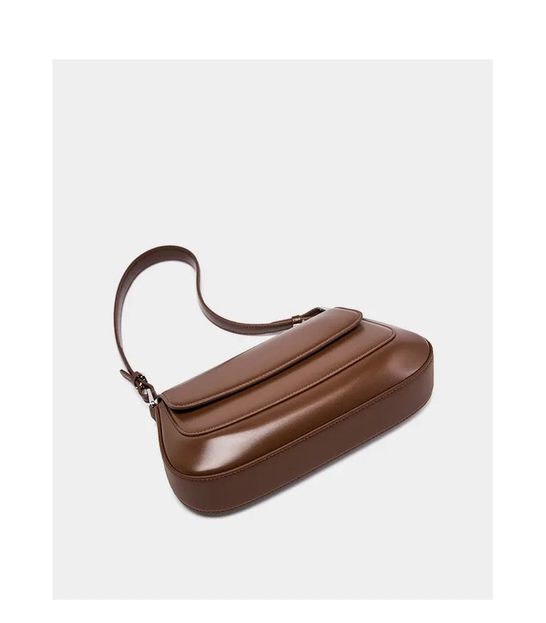 Bolsa Baguete em Couro Dállia