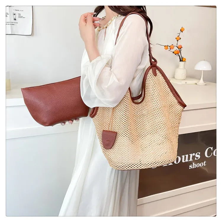 Bolsa de Ombro Maresias Marrom