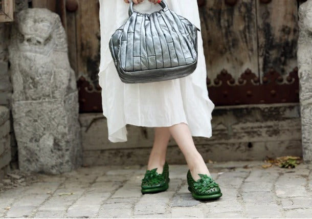 Bolsa em Couro Macio Mosaico