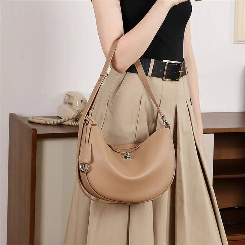 Bolsa de Ombro em Couro Verena