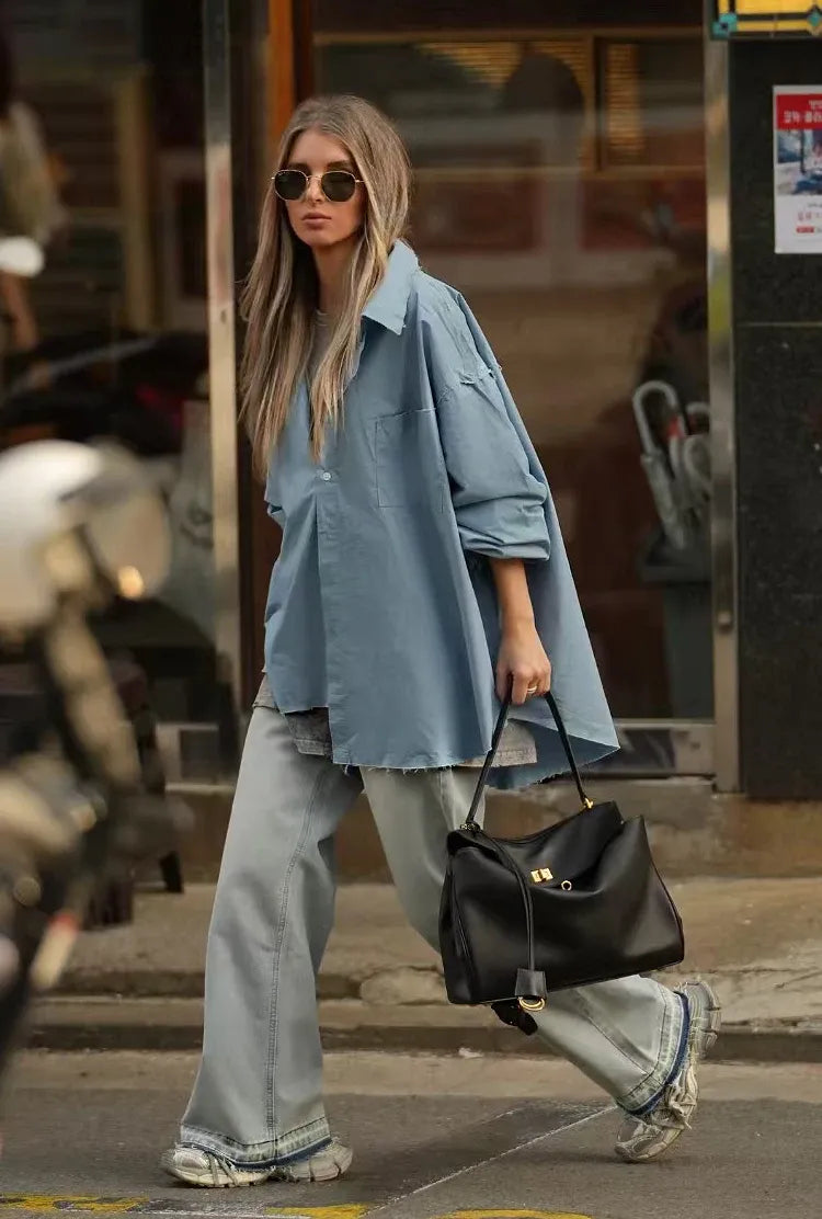 Bolsa Cassy de Ombro em Couro