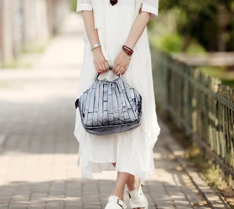 Bolsa em Couro Macio Mosaico