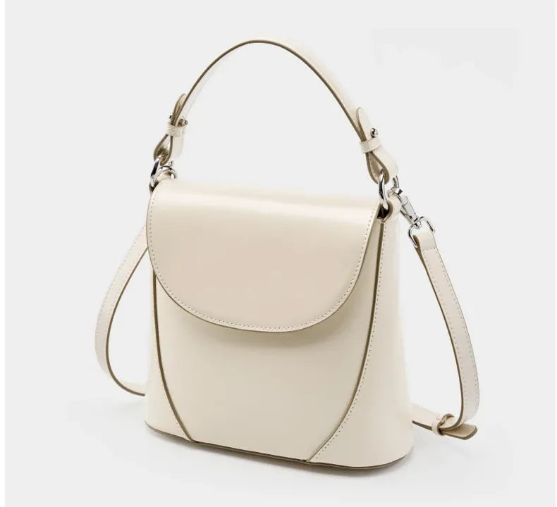 Bolsa Bucket Couro Legítimo Marbelle