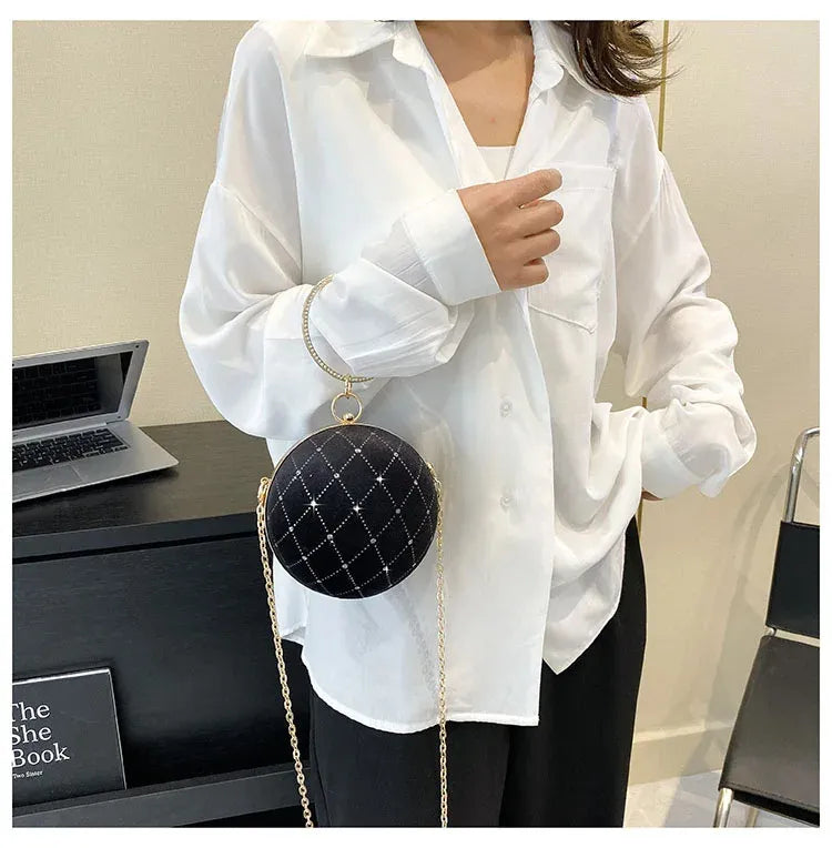 Bolsa de Mão Globo Velvet