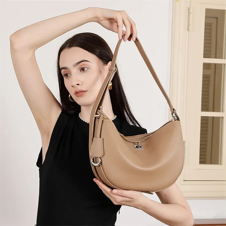 Bolsa de Ombro em Couro Verena