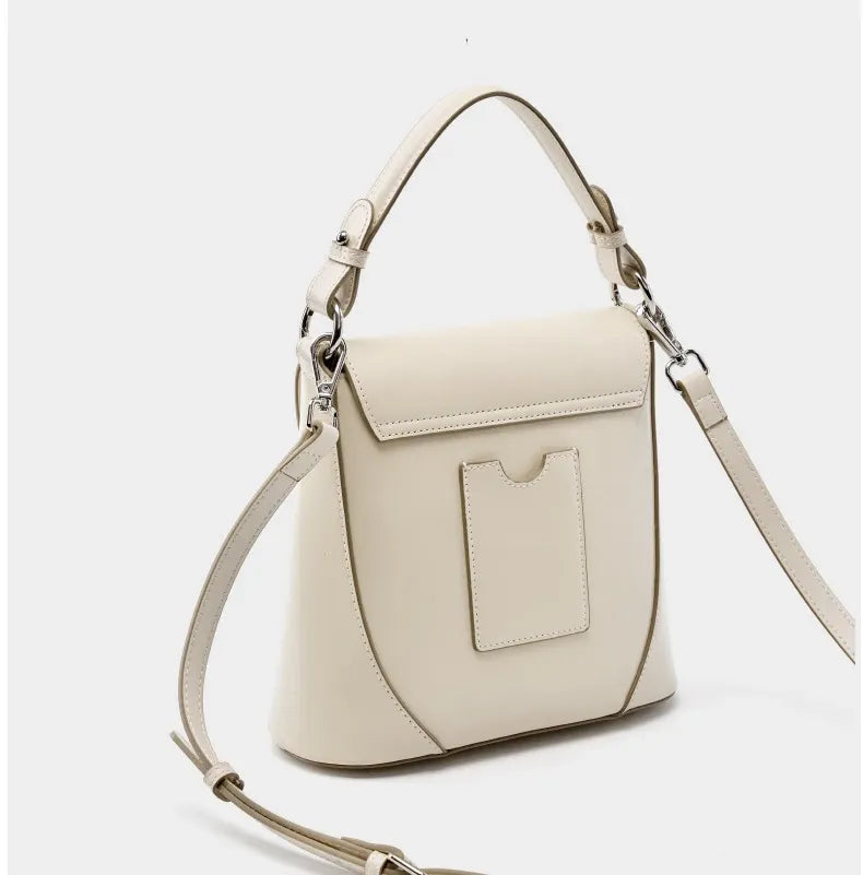 Bolsa Bucket Couro Legítimo Marbelle