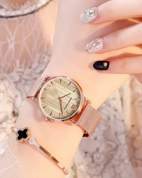 Relógio Aço Inoxidável Minimalist