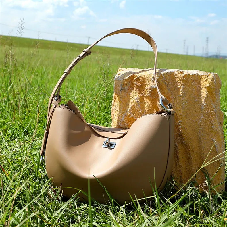 Bolsa de Ombro em Couro Verena