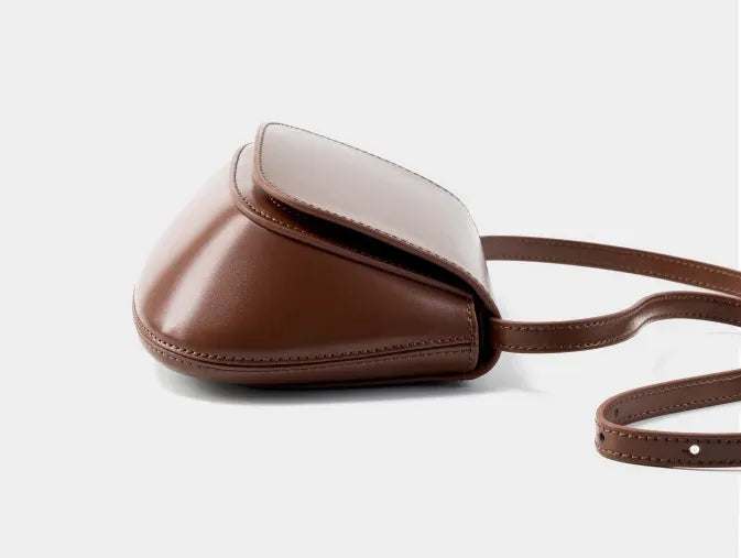 Bolsa Satchel em Couro Hush