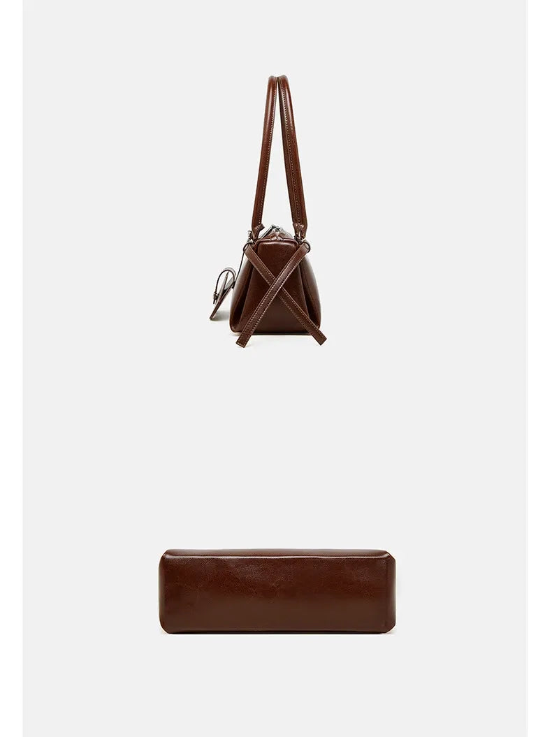 Bolsa Baguete em Couro Karen