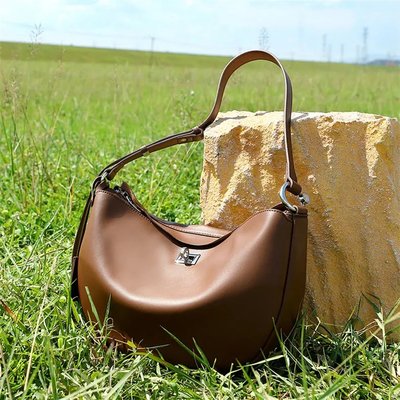 Bolsa de Ombro em Couro Verena