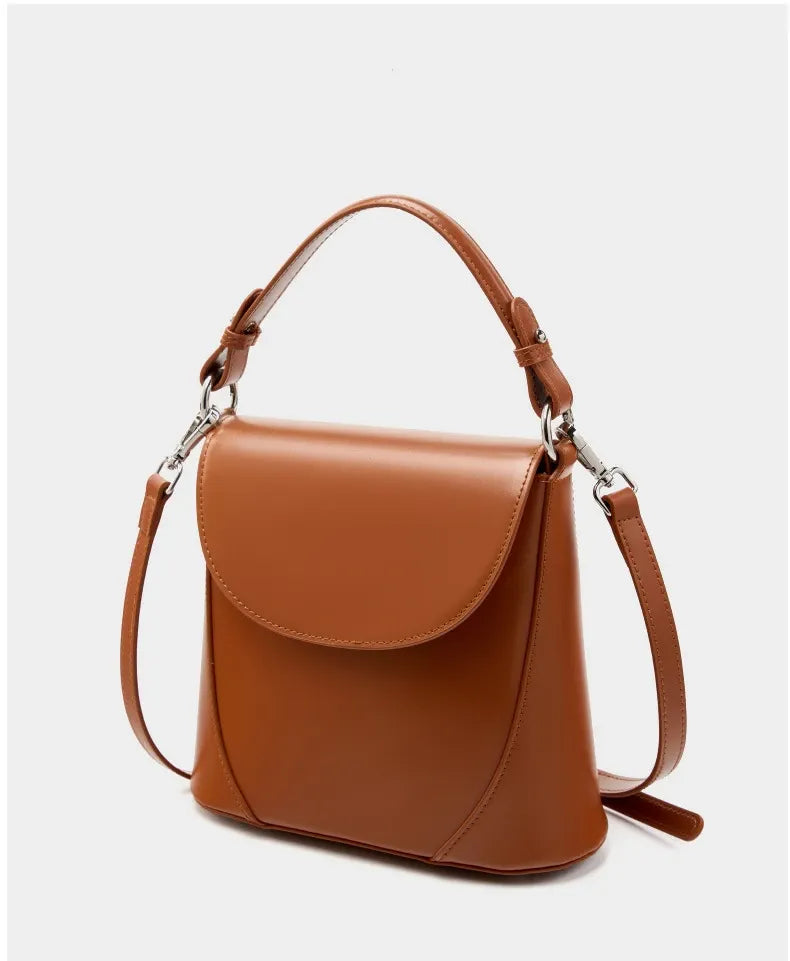 Bolsa Bucket Couro Legítimo Marbelle