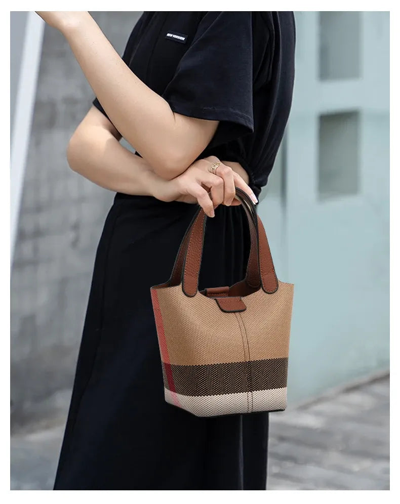 Bolsa Bucket Couro Legítimo Aberdeen