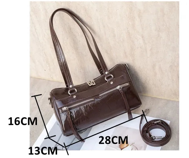 Bolsa de Ombro em Couro Margot