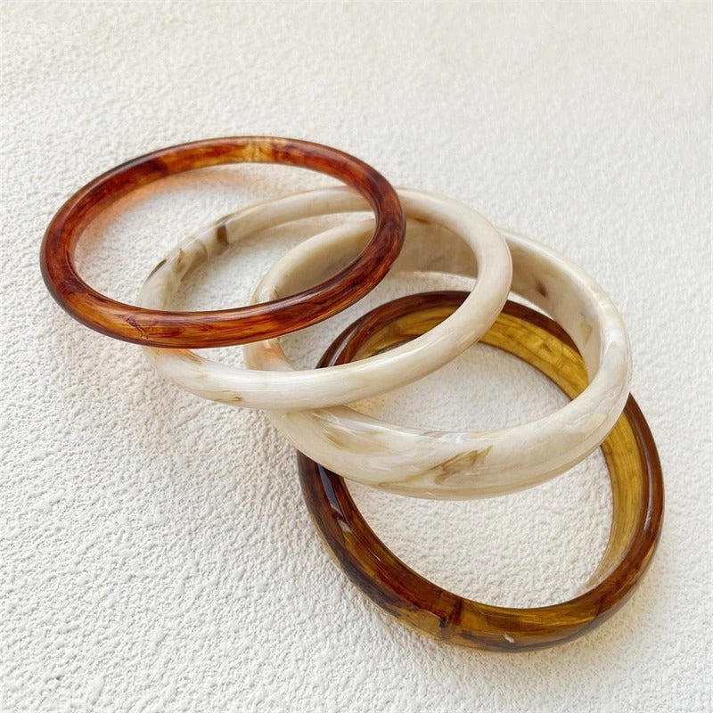 Conjunto Braceletes Mármore