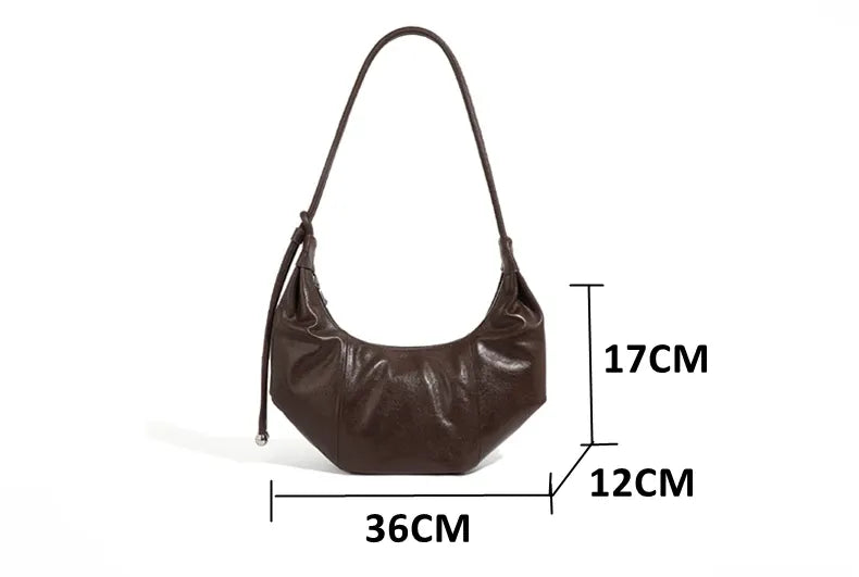 Bolsa Hobo em couro Bebel