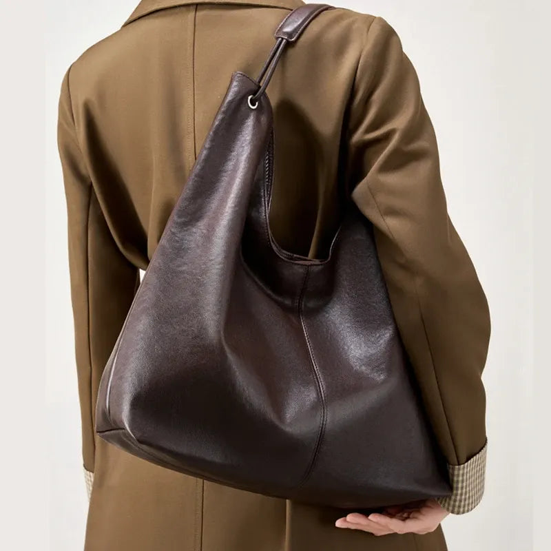 Bolsa Maxi em Couro Marion