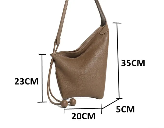 Bolsa Saco em Couro Gália