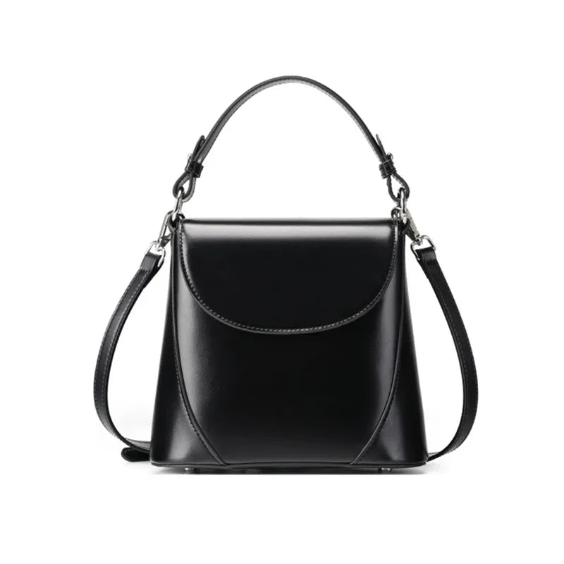 Bolsa Bucket Couro Legítimo Marbelle