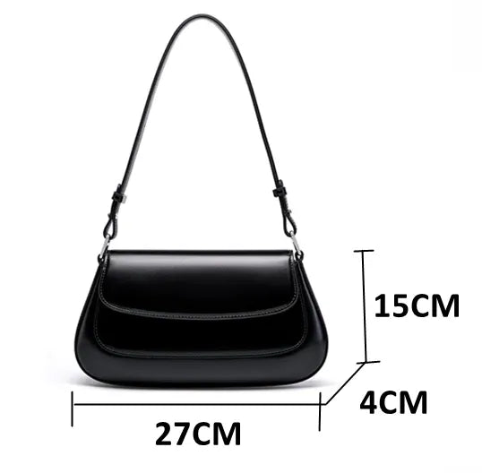 Bolsa Baguete em Couro Dállia