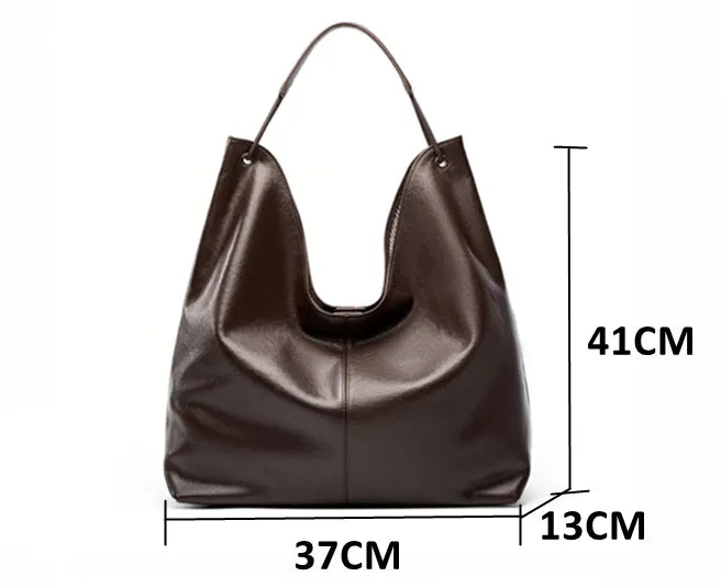 Bolsa Maxi em Couro Marion