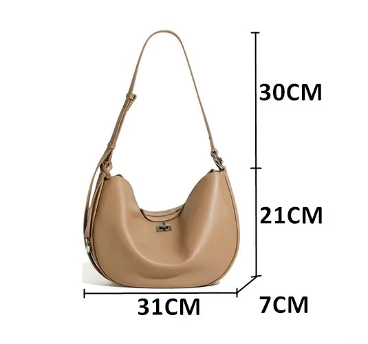 Bolsa de Ombro em Couro Verena