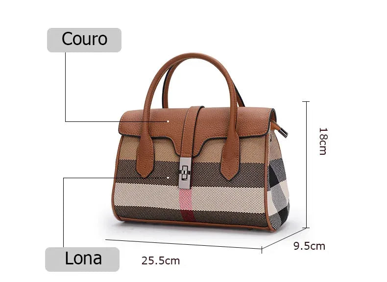 Bolsa de Mão Couro Legítimo Glasgow