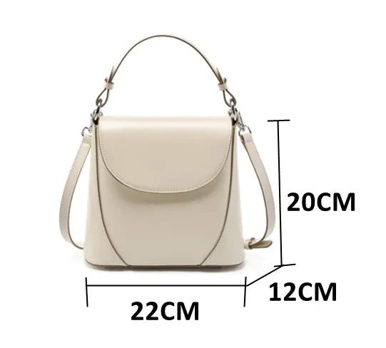 Bolsa Bucket Couro Legítimo Marbelle