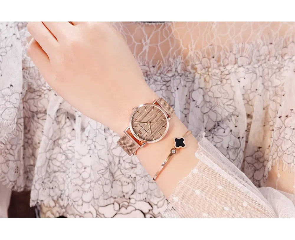 Relógio Aço Inoxidável Minimalist