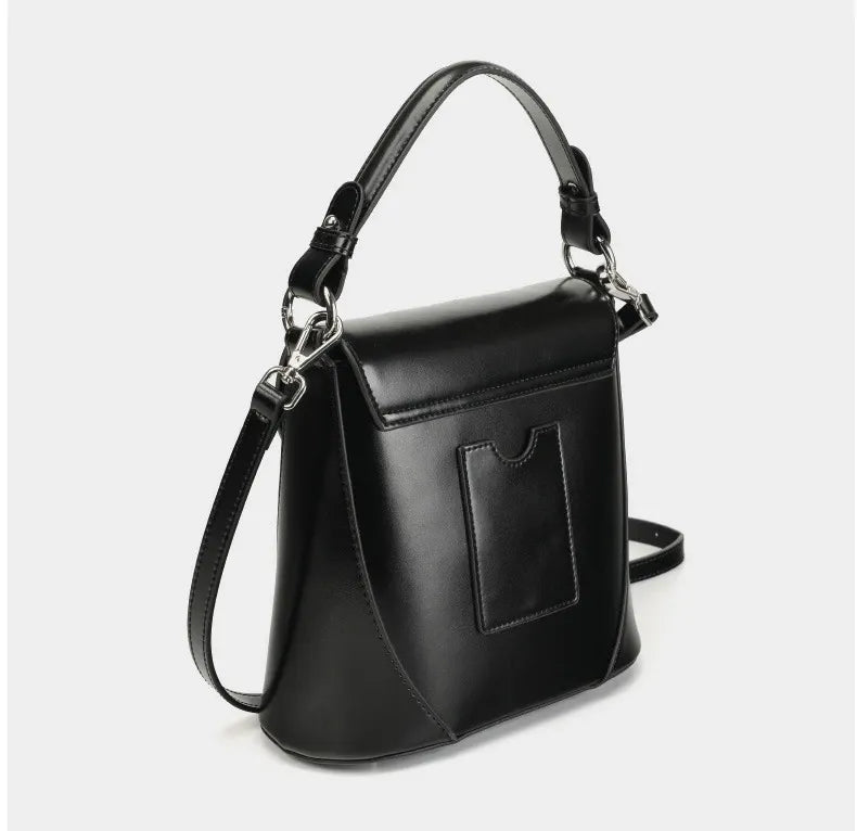 Bolsa Bucket Couro Legítimo Marbelle