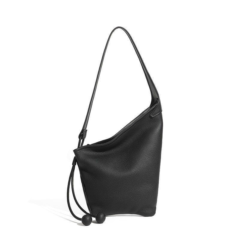 Bolsa Saco em Couro Crossbody Gália