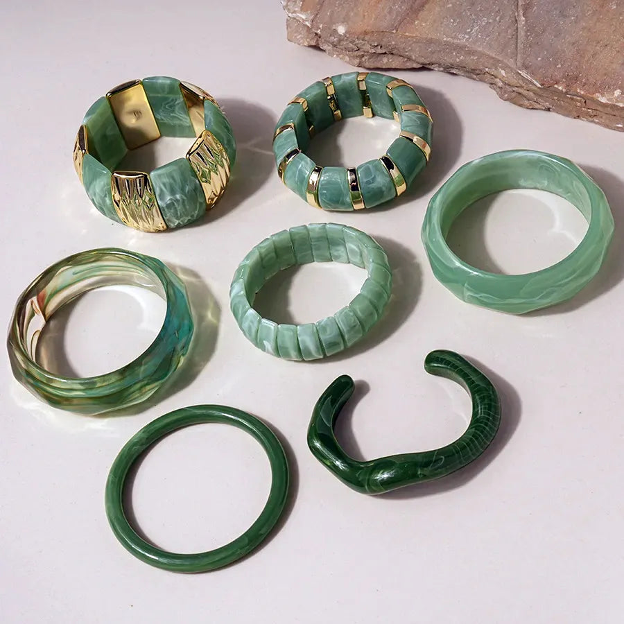 Braceletes Maxxi Verde Bahia