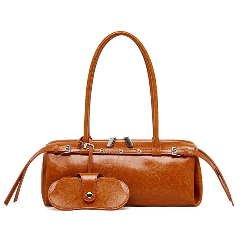 Bolsa Baguete em Couro Karen