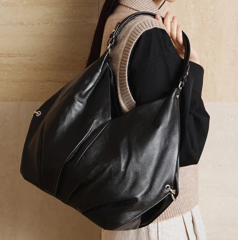 Bolsa Maxi em Couro Madeleine