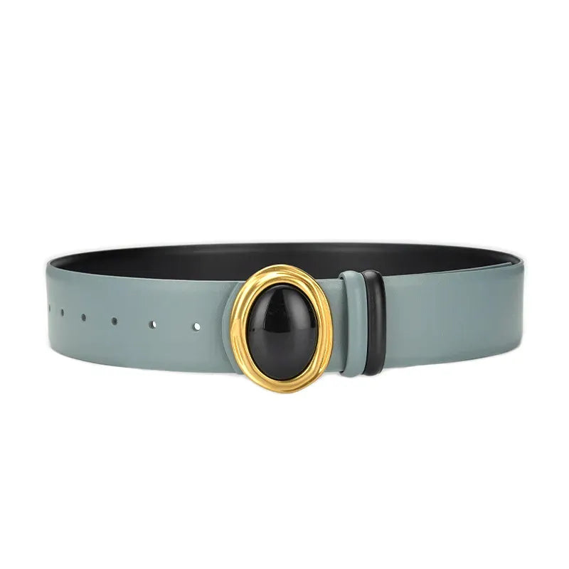 Cinto Couro Genuíno Ônix