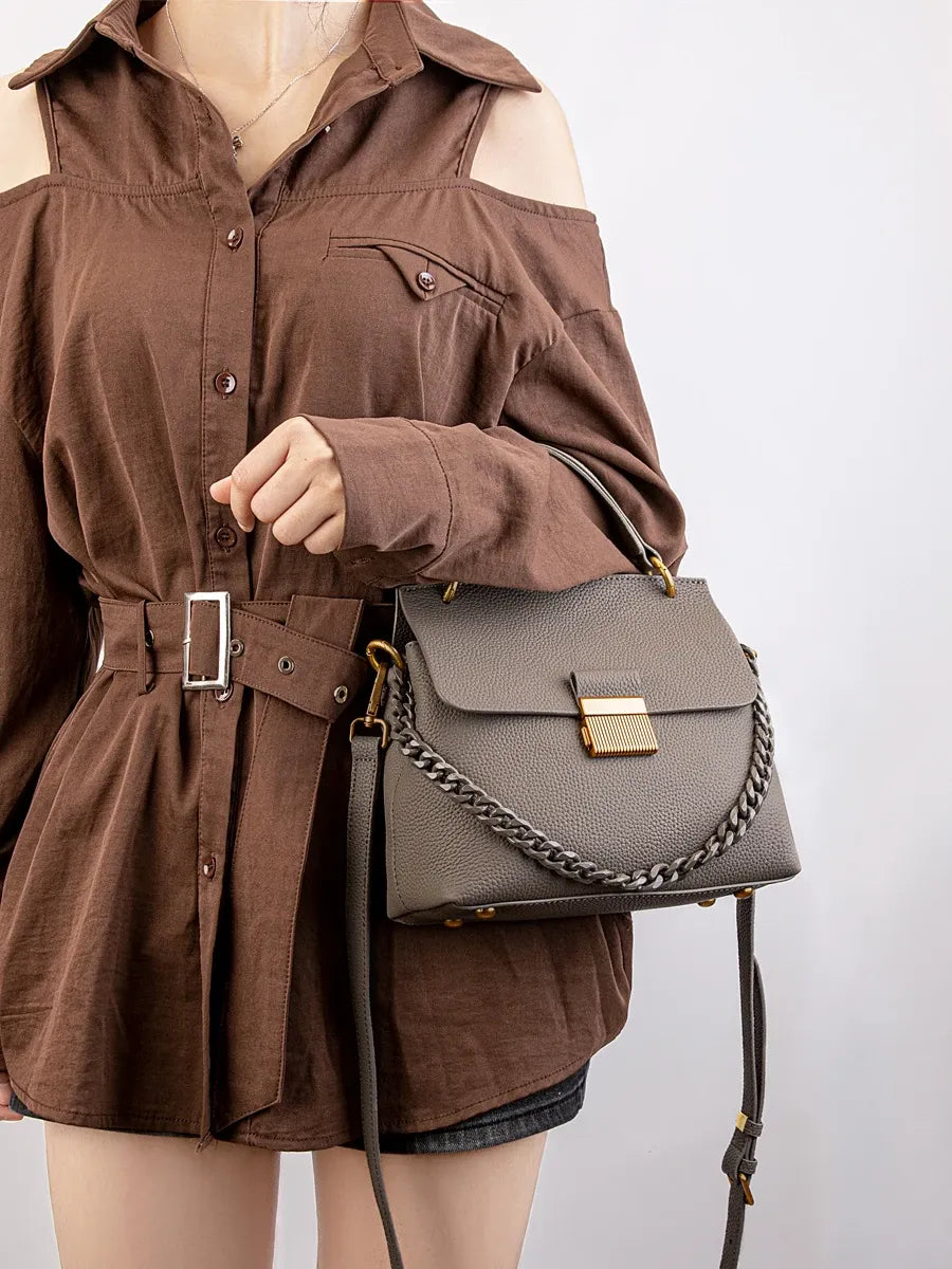 Bolsa Crossbody Couro Legítimo Angelina