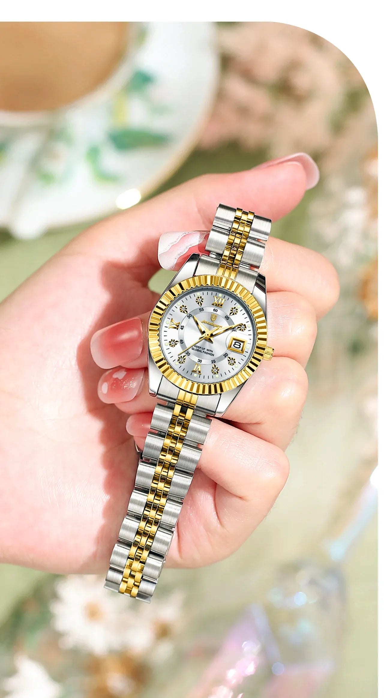 Relógio Aço Inoxidável Joy