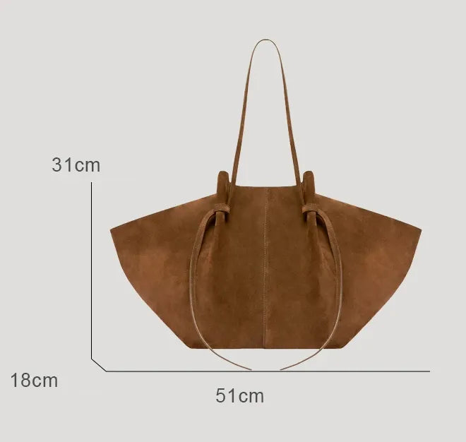 Bolsa de Ombro Camurça Raiah