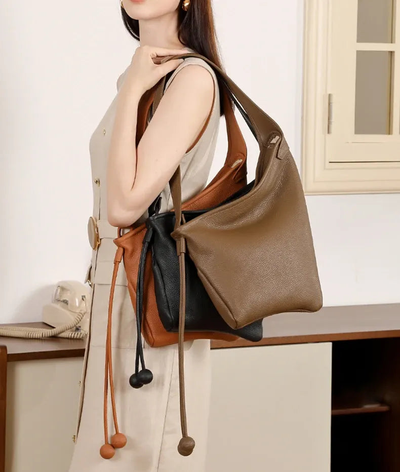 Bolsa Saco em Couro Gália