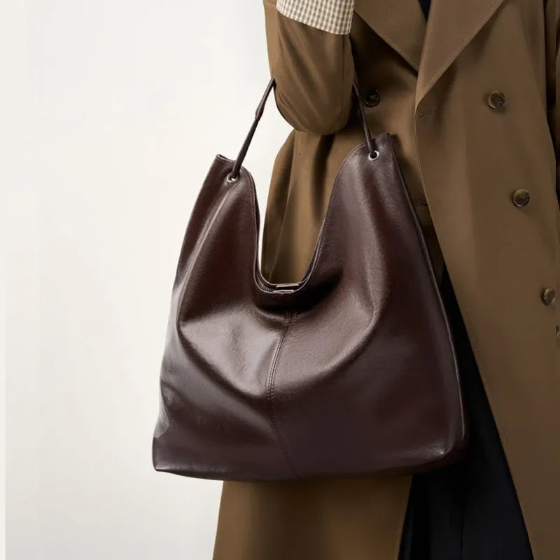 Bolsa Maxi em Couro Marion