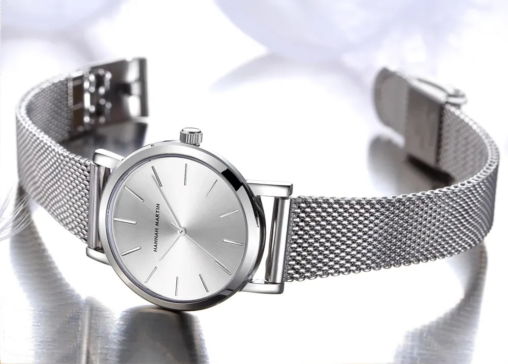 Relógio Aço Inoxidável Minimalist